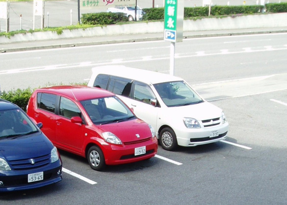 写真：駐車場