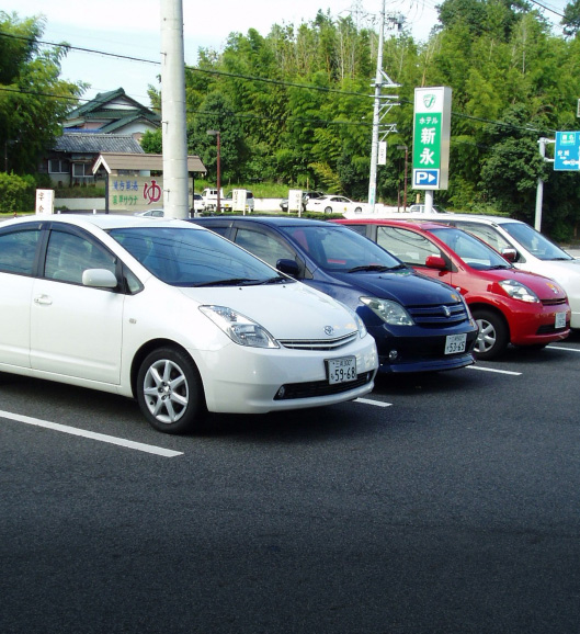 写真：駐車場